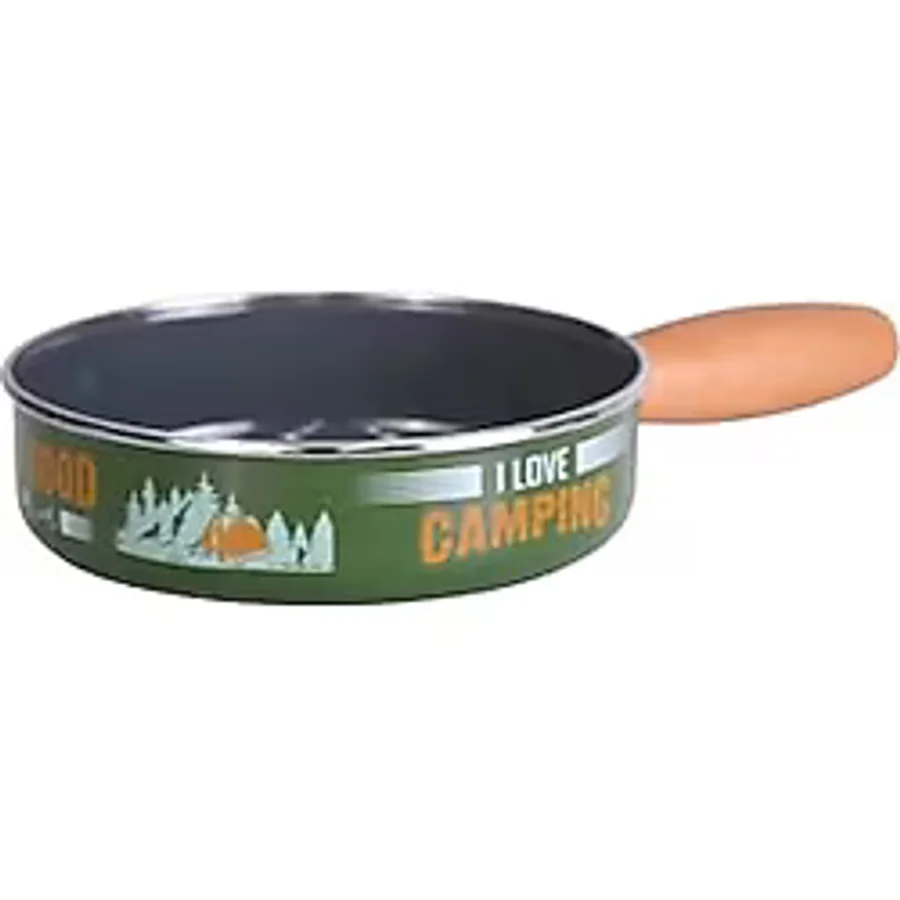 Pr Home Camping Kamp Tavası 18 cm - Yeşil