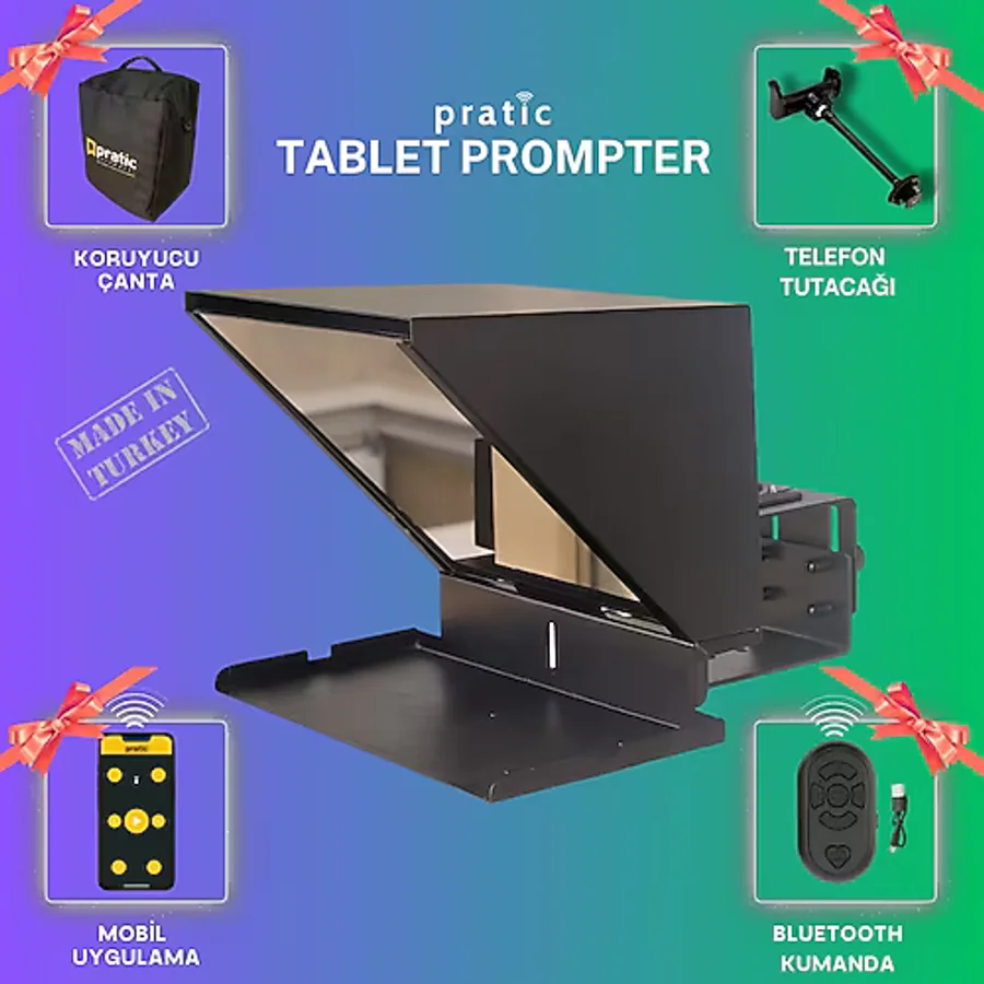 Pratic Tablet Prompter (%100 Yerli Üretim & Yazılım)