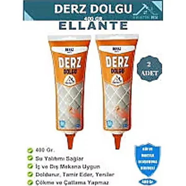 Pratik Fix Kullanıma Hazır Derz Dolgu Beyaz 400 Gr-Eski Derz Üzerine Uygulanır-Su Kaçaklarını Önler