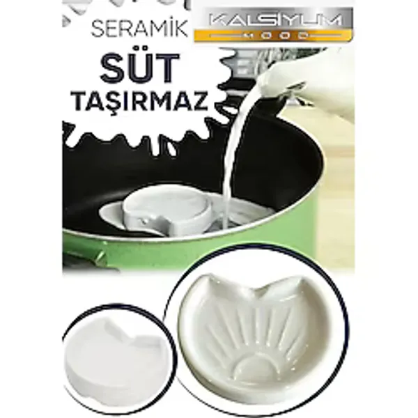 Pratik Süt Taşırmaz Milk Saver Süt Kaynama Uyarı Süt Taşı Mutfak Tencere Pişirme Aparatı