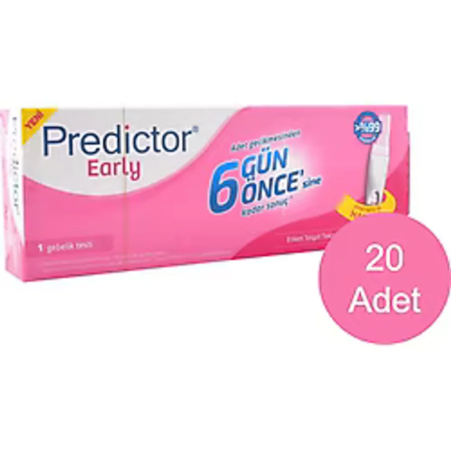 Predictor Early Erken Gebelik Testi 20'li Paket
