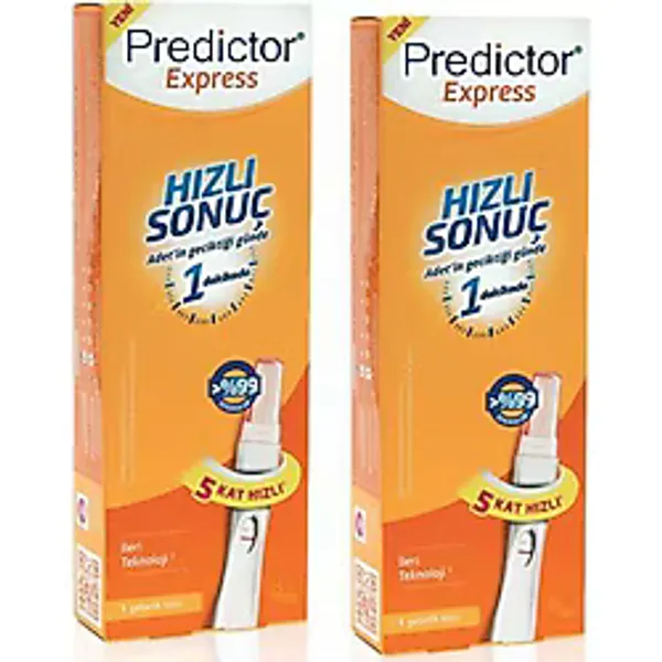 Predictor Express Hızlı Sonuç Gebelik Testi 2 Adet