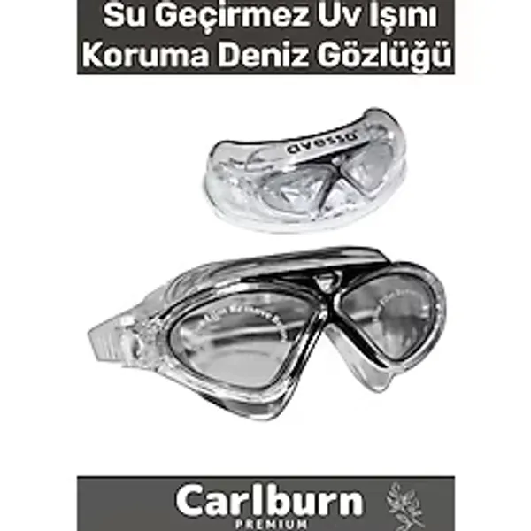 Premium Ayarlanabilir Kayış Su Geçirmez Uv Işın Koruma Yetişkin Plastik Antifog Kutulu Deniz Gözlüğü
