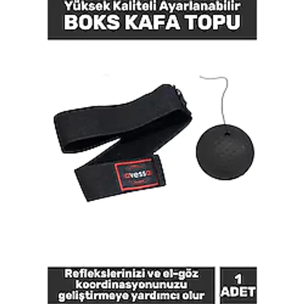 Premium Kaliteli El Göz Koordinasyon Refleks Geliştirici Ayarlanabilir İpli BOKS ANTRENMAN KAFA TOPU