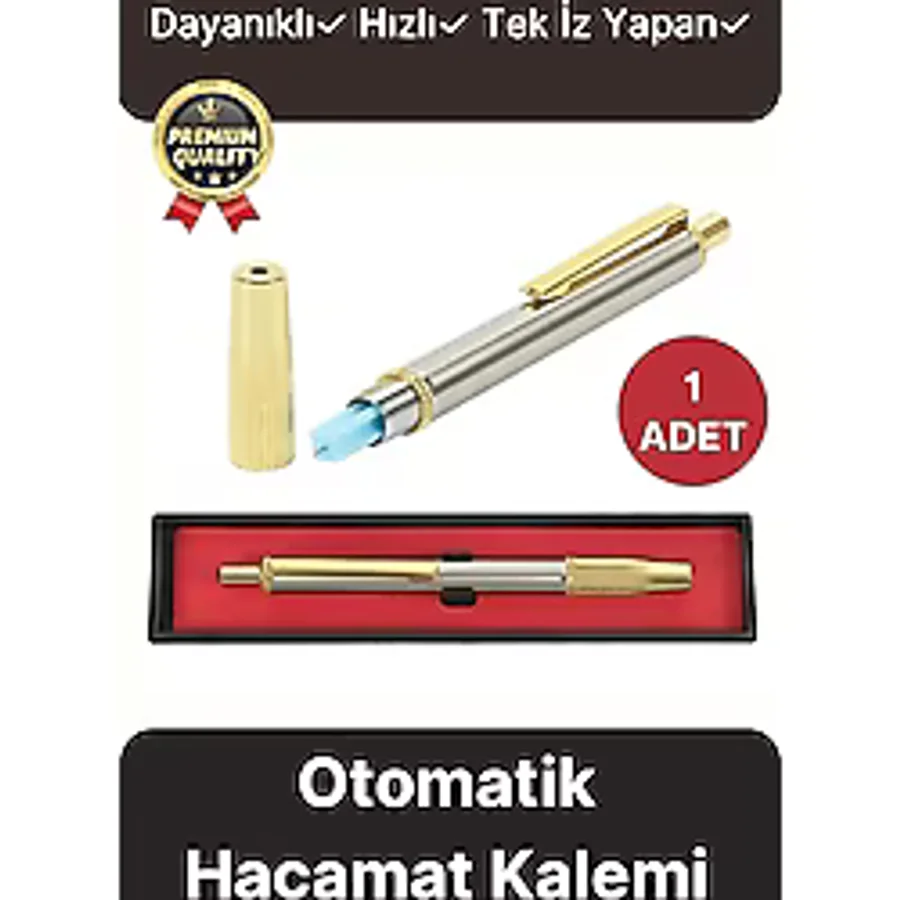 Premium Metal Kutulu Hızlı Tek İz Yapan Yüz Hassas Bölge Masaj Otomatik Hacamat Kalemi