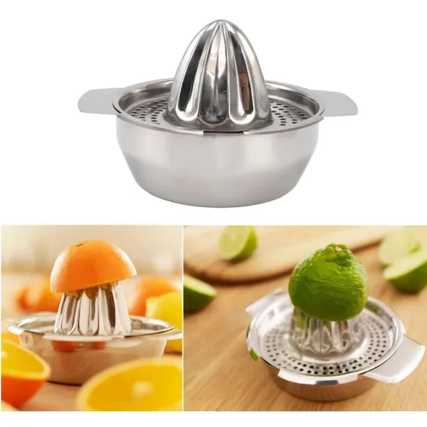 Premium Mutfak Dayanıklı Meyve Suyu Ergonomik Şık Kolay Temiz Paslanmaz Çelik Limon Nar Sıkacağı