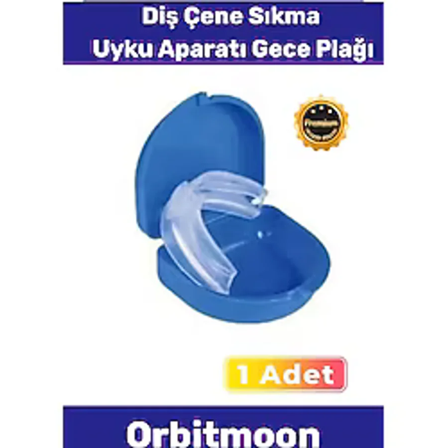 Premium Özel Seri Gece Plağı Çene Diş Sıkma Gıcırdatma Önleyici Koruyucu Diş Aparatı
