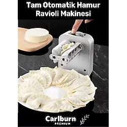 Premium Seri 1300mAh Usb Şarjı ile 1500 İşlem Yapabilen Kaymaz Tam Otomatik Hamur Ravioli Makinesi