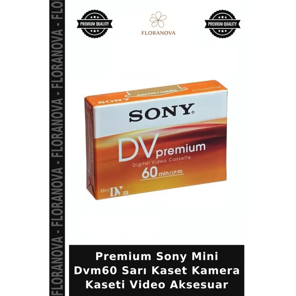 Premium Sony Mini Dvm60 Sarı Kaset Kamera Kaseti Video Aksesuar