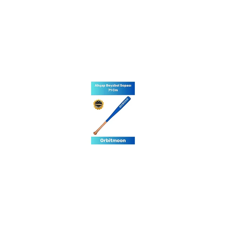 Premium Üretim Kırılmaz Kaliteli Mükemmel Kavrayışlı Ahşap 28 inc Baseboll Beyzbol Sopası 71 Cm
