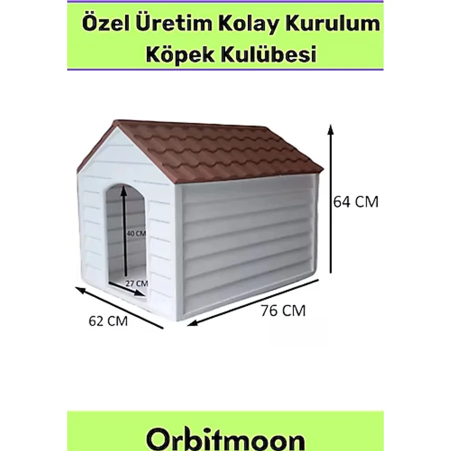 Premium Ürün Kolay Kurulum Portatif Taşınabilir Bahçe Ev Yazlık Demonte Evcil Hayvan Köpek Kulübesi