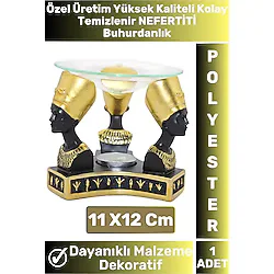 Premium Yüksek Kaliteli Dekoratif Şık Hediyelik Aromaterapi Kolay Temizlenir Polyester Buhurdanlık