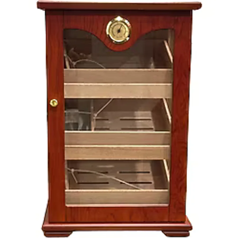 PremiumQuality Lima 3 Raflı Sedir Humidor Puro Kutusu