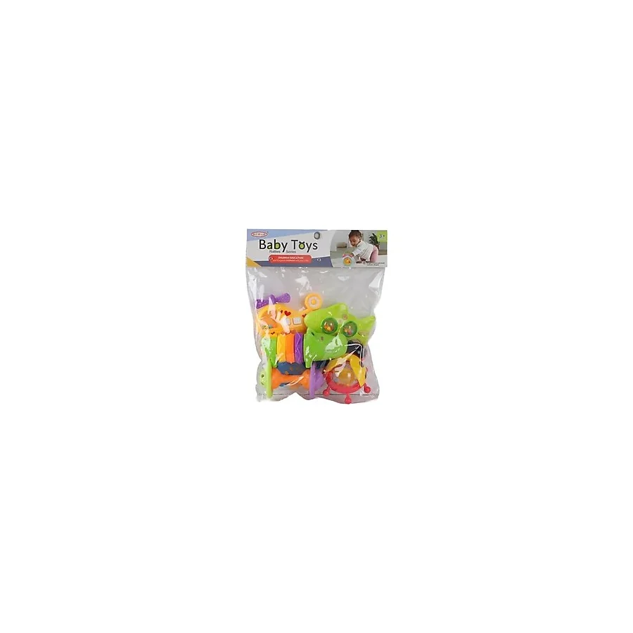 Prestij Oyuncak TG8422-7 POŞETLİ 6LI ÇINGIRAK SETİ