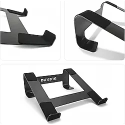 Prexua Fixer Laptop Standı - Notebook Yükseltici Altlık - Metal (Siyah)