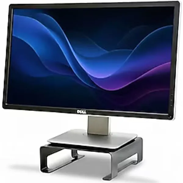 Prexua Riser Masaüstü Monitör Standı - Monitör Yükseltici (Siyah, Small)