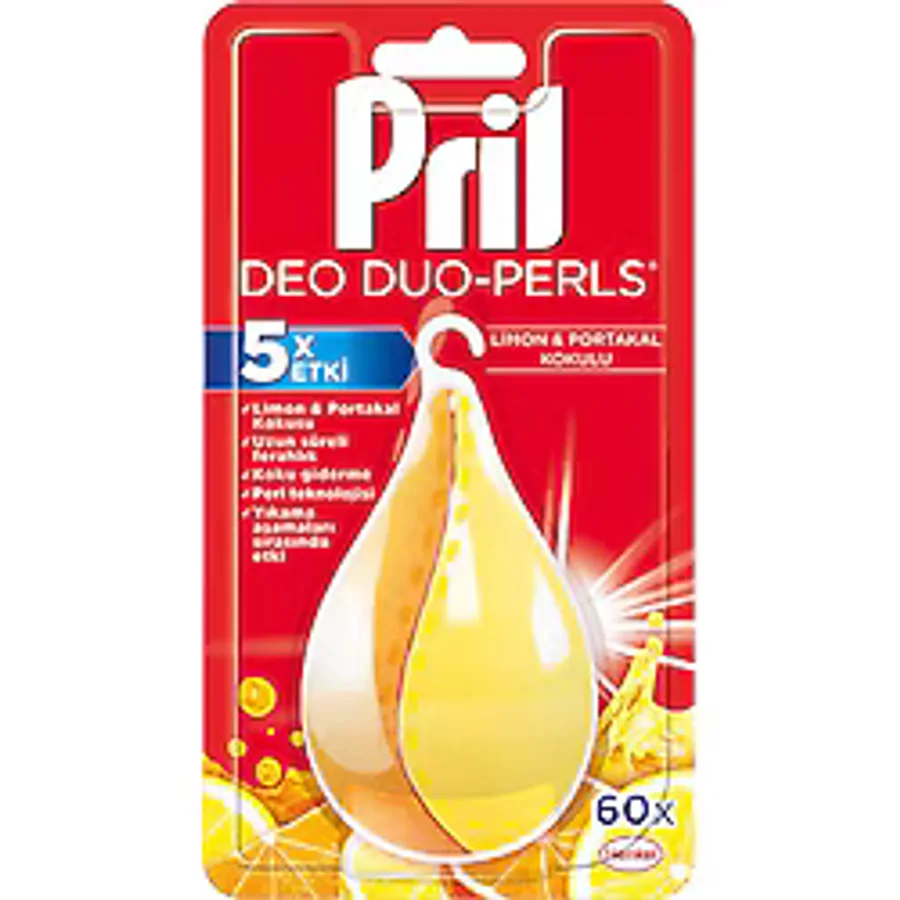 Pril Bulaşık Makinesi İçin Kötü Koku Önlemeye Yardımcı - Deopearls Limon Üçlü Güç 60 Yıkama