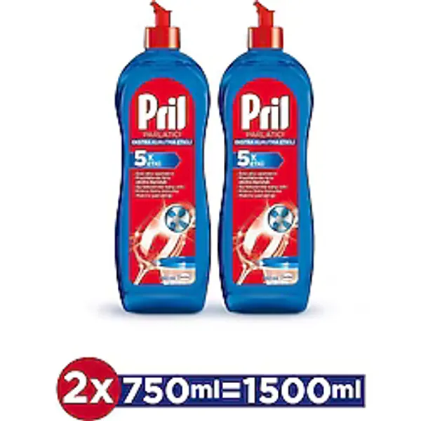 Pril Bulaşık Makinesi Parlatıcısı 750 ml 2'li