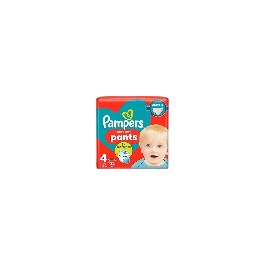 Prima Pampers Baby-Dry Külot Bez 4 Numara Bebek Bezi 23 Lü - 4 Beden