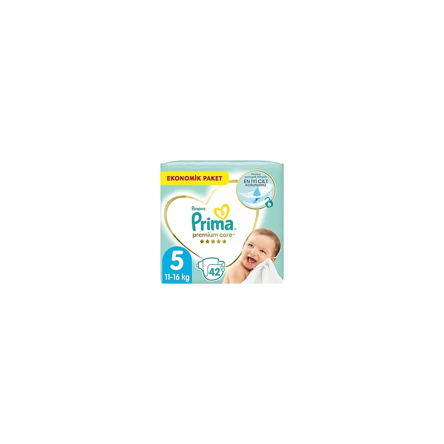 Prima Premium Care 5 Numara Junior 42'li Bebek Bezi