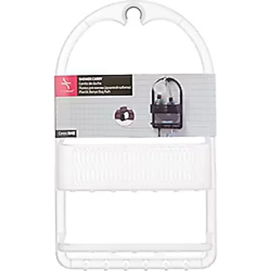 Primanova M-N48-16 Ceres Plastik Banyo Duş Rafı, Şeffaf