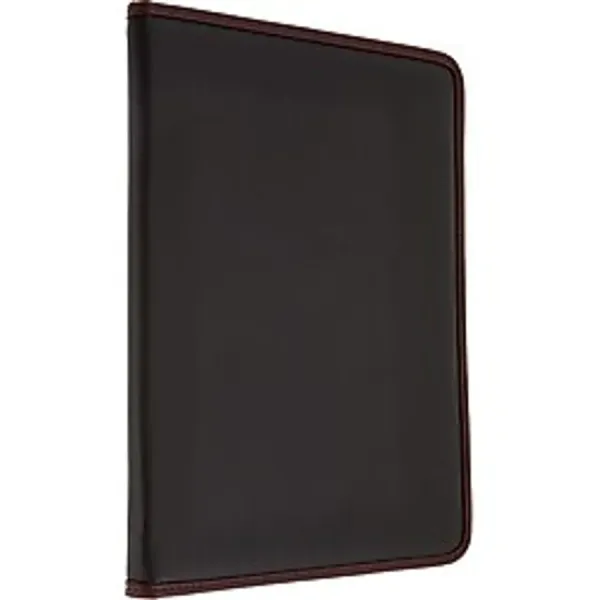 Prime 2k 414-4 Sekreter Notluğu A4 Sekreterlik Dosyası Fermuarlı Deri Kapaklı Sekreter Tablası, Bordo - Option-1 - Var