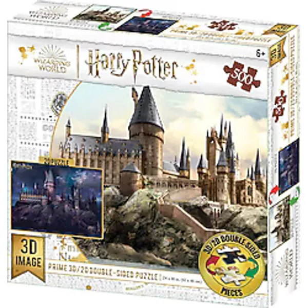Prime 3D Harry Potter Çift Taraflı 500 Parça Puzzle 37579