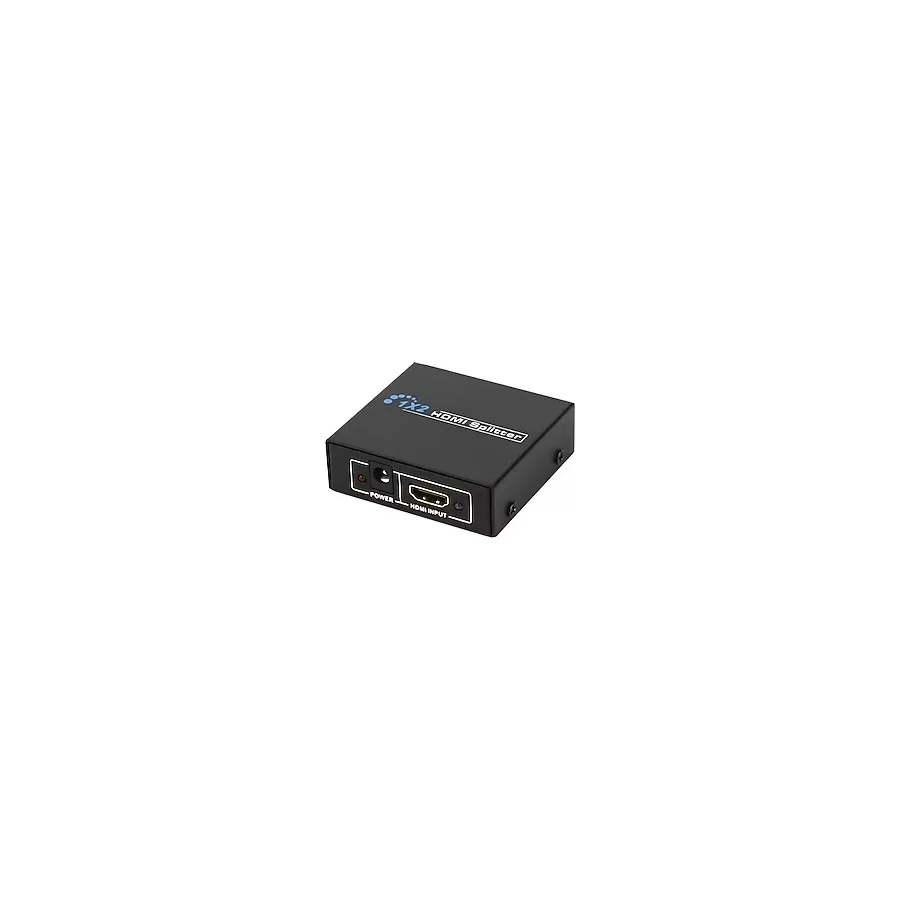 PrimeX PX-5002 2 Port HDMI Splitter, 1 Giriş 2 Çıkış Adaptörlü HDMI Çoklayıcı, 1080P 2K 4K FHD 3D Görüntü Dağıtıcı, PC Laptop Uydu Alıcı PS5 Xbox DVR NVR TV Box İçin Aynı Görüntü Ekran Çoğaltıcı