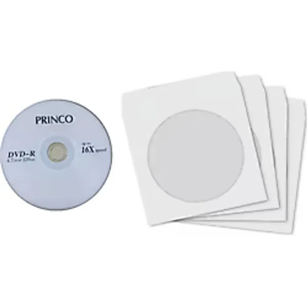 Princo Boş Dvd. 4.7 Gb.120 Min. Dvd 5 Adet Dvd Zarfı. - 5 Adet Set