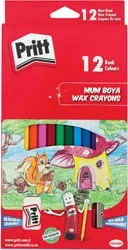 Pritt Silinebilir 12 Renk Mum Boya