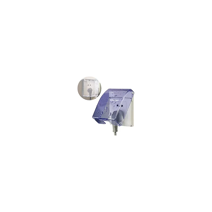 Priz Kapağı, Banyo Lavabo Islak Priz Koruma Kapağı, Sudan Koruyan Kapak, Açılır Kapanır, Priz Soket Koruyucu,