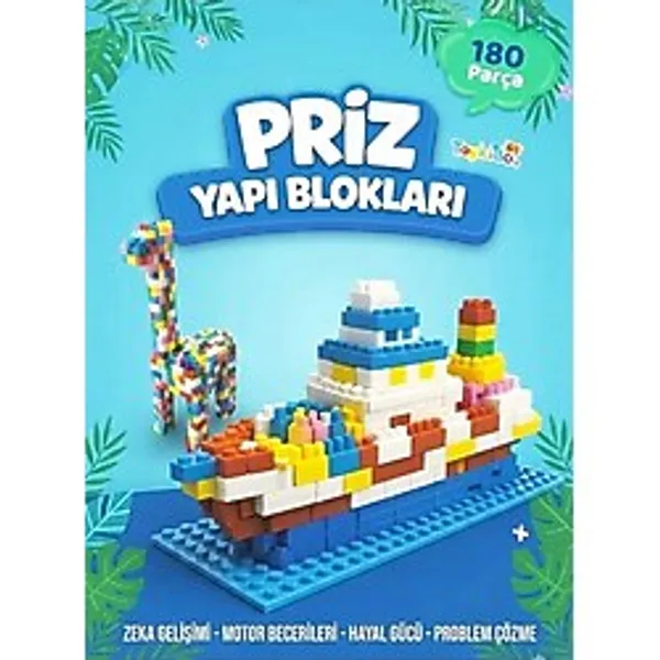 Priz Yapı Blokları 180 Parça Eğitici Yapboz Zeka Geliştirici Motor Beceri Oyuncağı 3+ Yaş