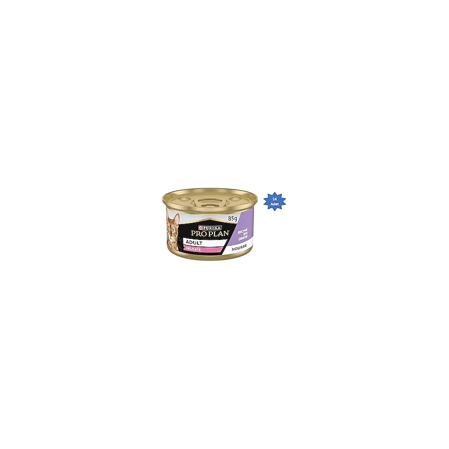 Pro Plan Delicate Hindili 85 gr 24'lü Yetişkin Konserve Kedi Maması