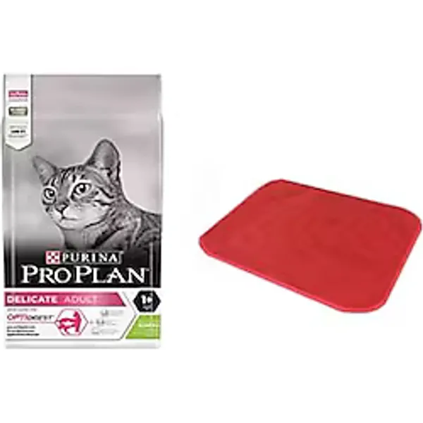 Pro Plan Delicate Kuzulu Kedi Maması 3 kg + Elekli Kedi Tuvalet Paspası U-02029961
