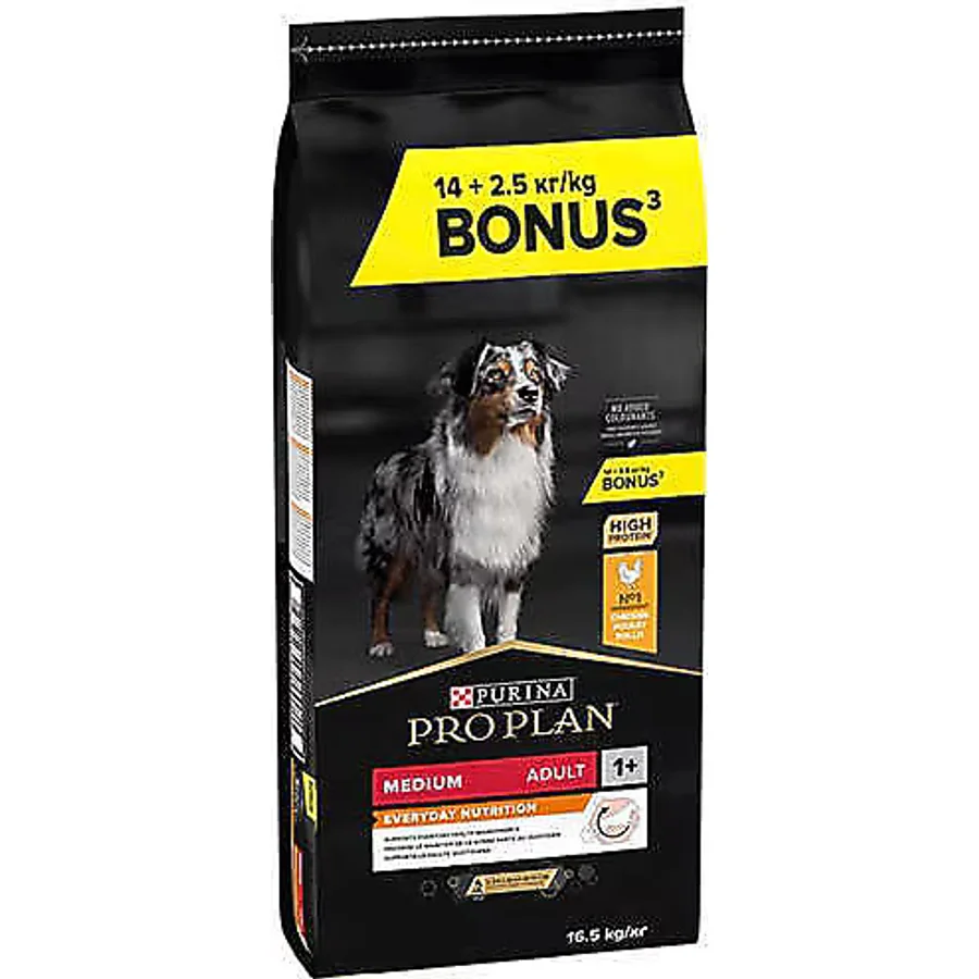 Pro Plan Medium Adult Tavuklu 16.5 kg Orta Irk Yetişkin Köpek Maması