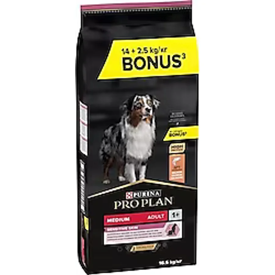 Pro Plan Medium Somonlu 14 kg + 2.5 kg Orta Irk Yetişkin Köpek Maması