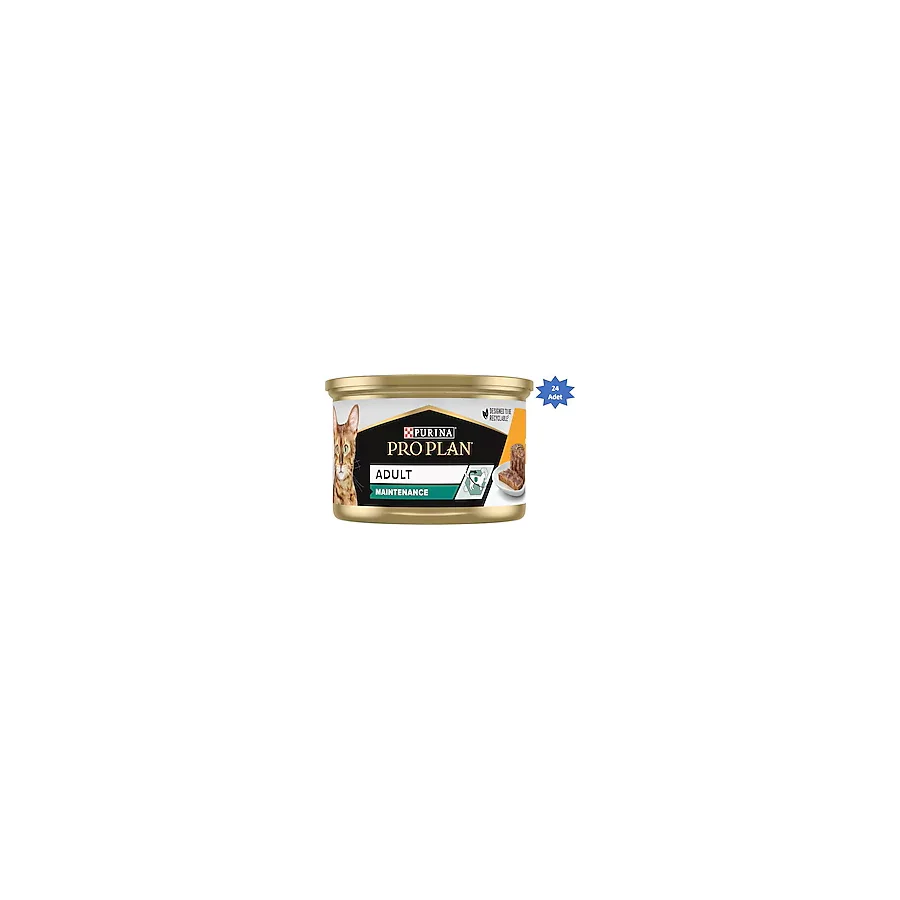 Pro Plan Tavuklu 85 gr 24'lü Yetişkin Konserve Kedi Maması