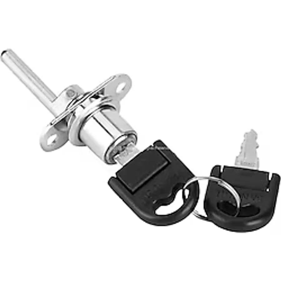 Proalet Canex Merkezi Çekmece Kilidi, Çubuksuz, Zamak Gövde, Krom Kaplama, Ofis, Ev, Mobilya, Dolap, Etajer Güvenlik Kilidi, Yedek Anahtarlı (19 mm)