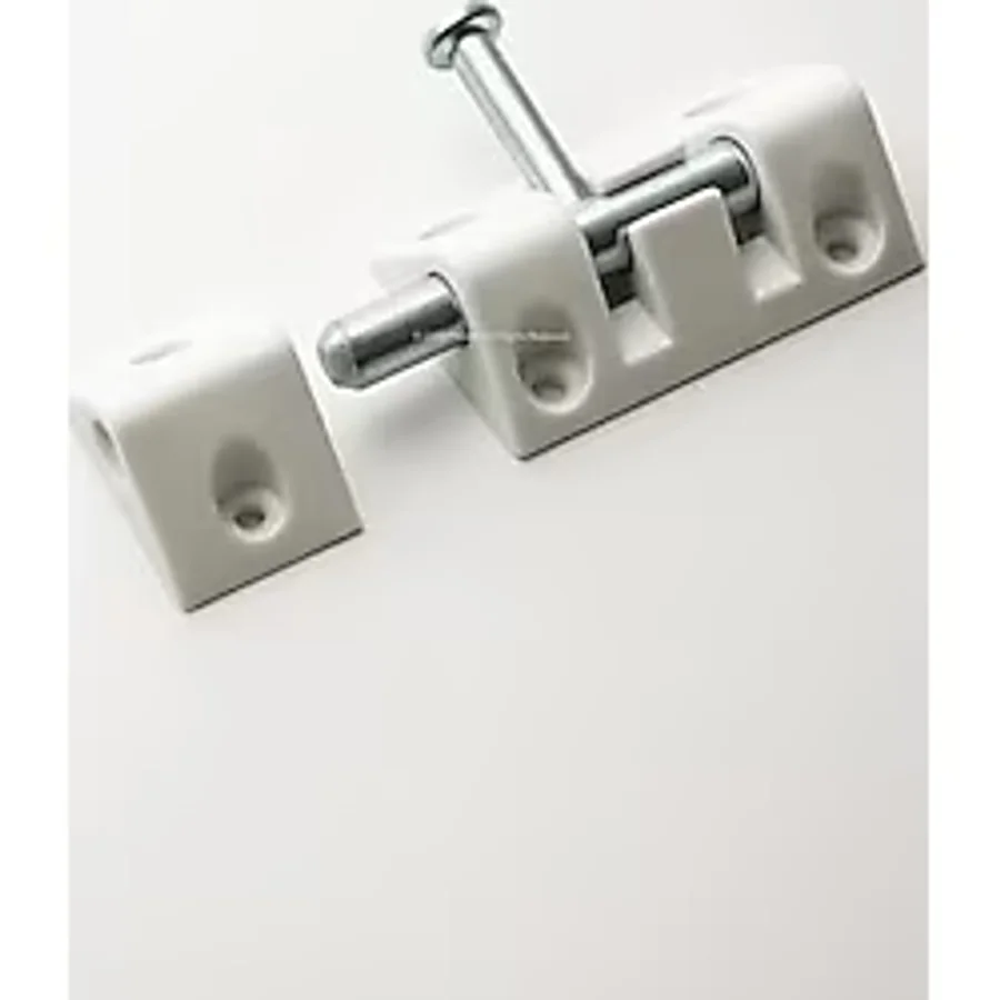 Proalet Plastik Sürgülü Kilit, Ahşap, Metal, Alüminyum Uyumlu, Kapı, Pencere, Dolap İçin, Dayanıklı, Sürgü Mandalı, Kayar Kilit Mekanizması (7 cm, 2 Adet)