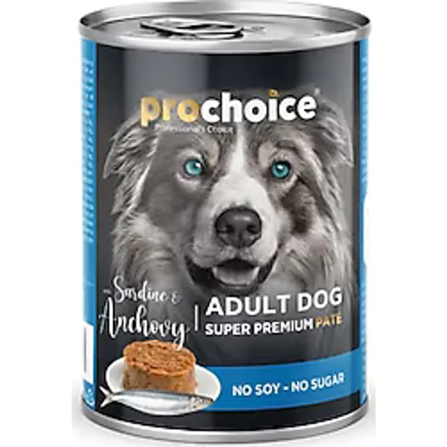 Prochoice Yetişkin Köpekler İçin, Sardalya ve Hamsi Balıklı Ezme, 400 g x 12 adet