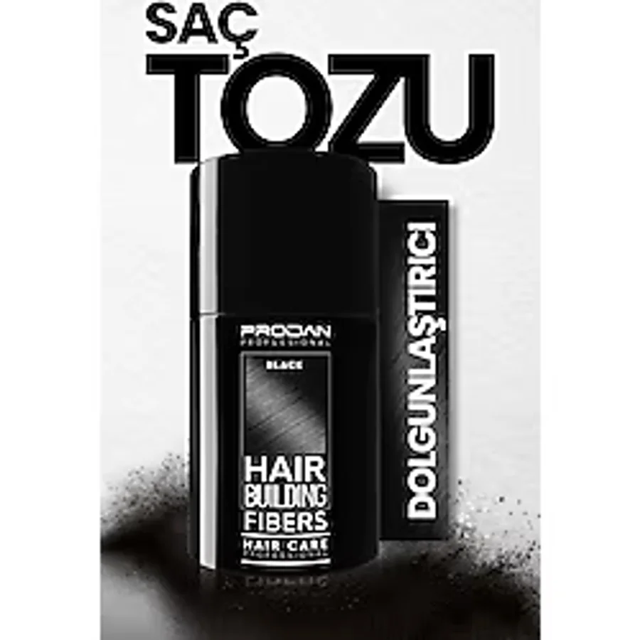 Prodan Saç Tozu Dolgunlaştırıcı Siyah Renk Saç Fıberı-27gr