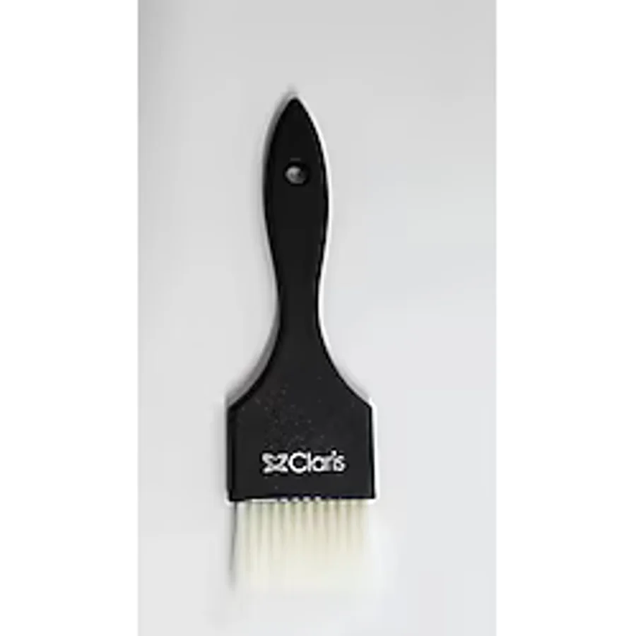 Profesyonel Kalın Saplı Saç Boya Fırçası Siyah -Balyaj Boyama Ve Röfle Fırçası