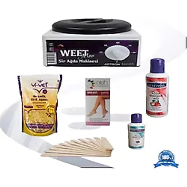Profesyonel Weetmax Ağda Makinası Seti