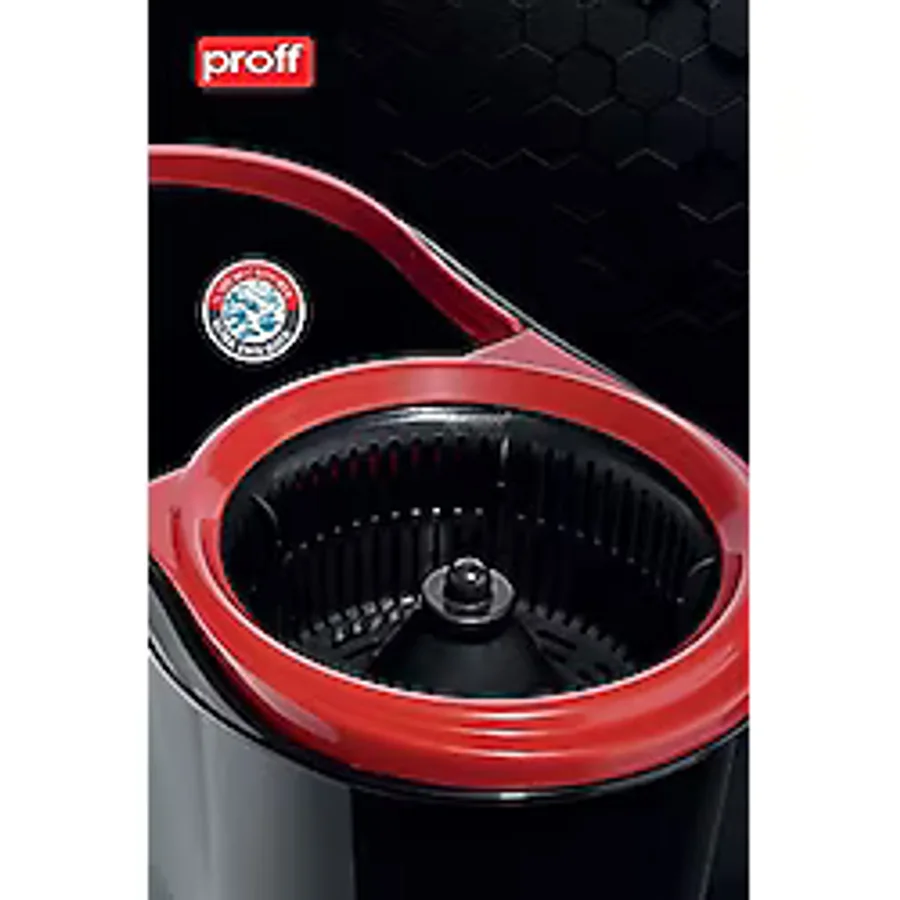 Proff Turbo Star Black Edition Döner Başlıklı Temizlik Kovası