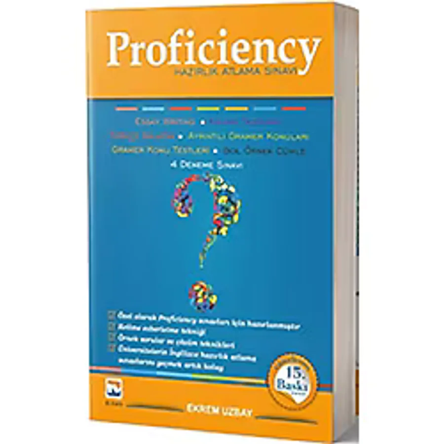 Proficiency Hazırlık Atlama Sınavı Soru Bankası Açıklamalı Cev...