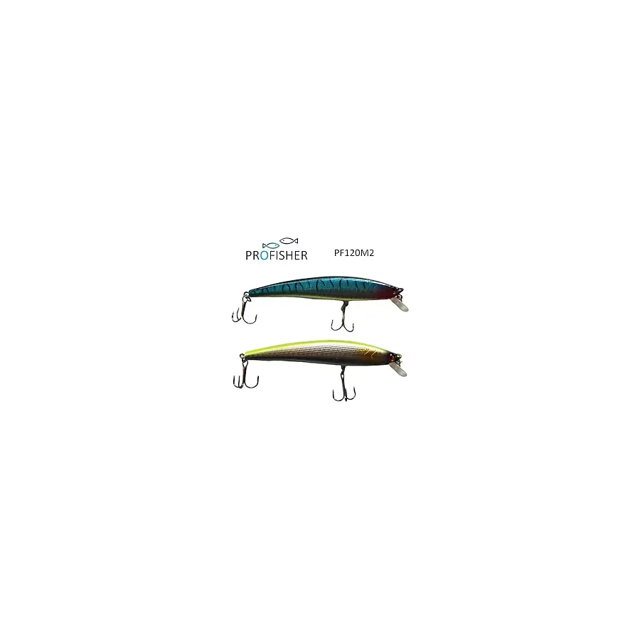 PROFISHER 2 Renk Set 2 Kanca Sahte Balık Yem 10 gr 11,5 cm Arrow