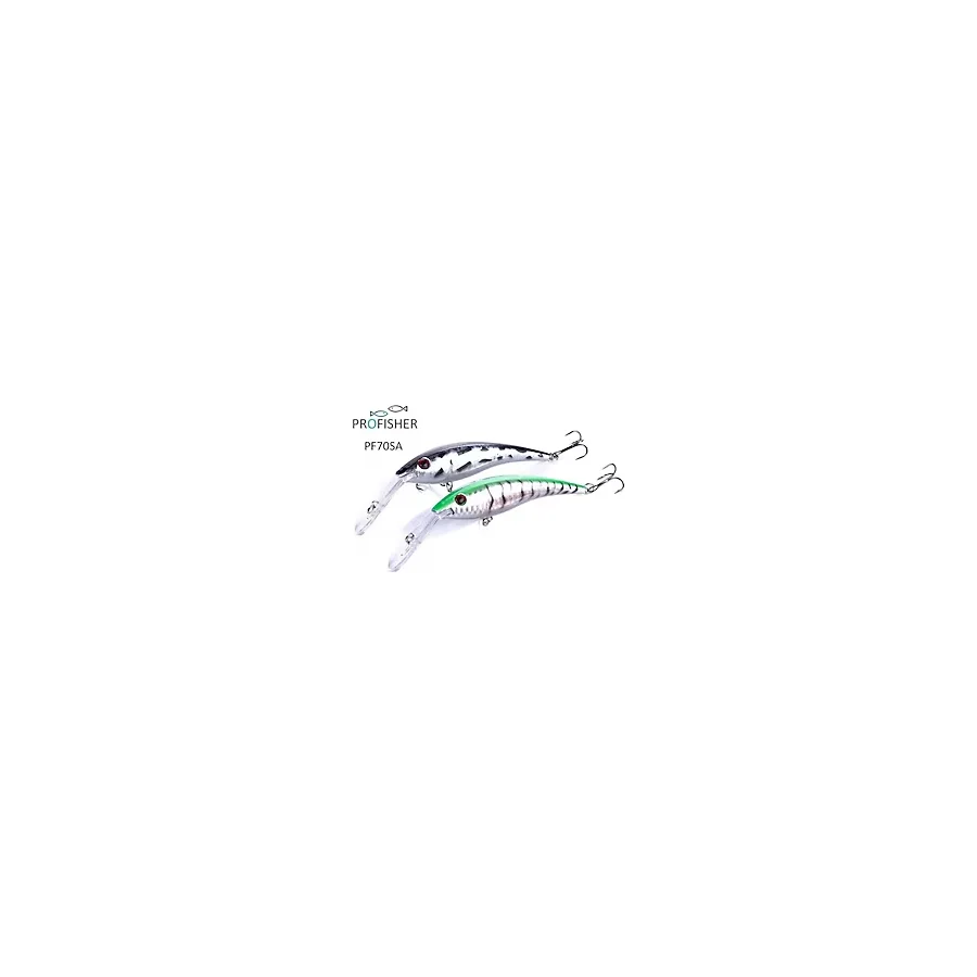 PROFISHER 2 Renk Set 2 Kanca Sahte Balık Yem 15,6 gr 12 cm Long Jaw A