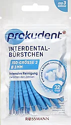 Prokudent Mavi ISO 3 0.6 mm 32'li Arayüz Fırçası