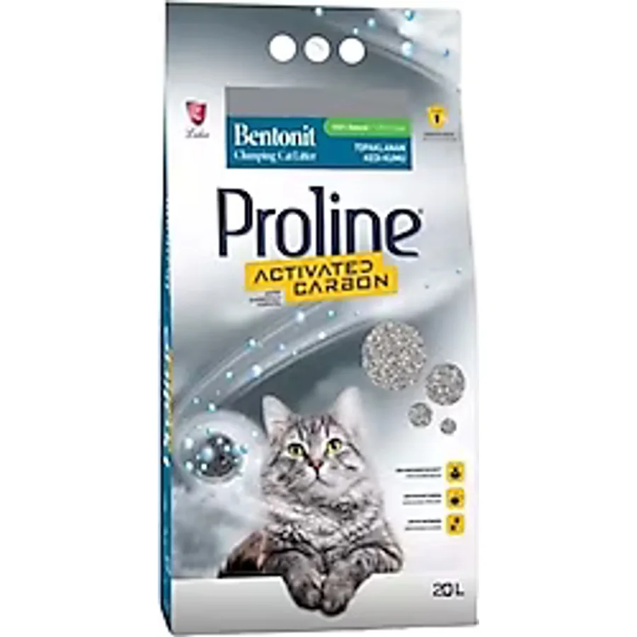 Proline Aktif Karbonlu 20 lt Bentonit Kedi Kumu