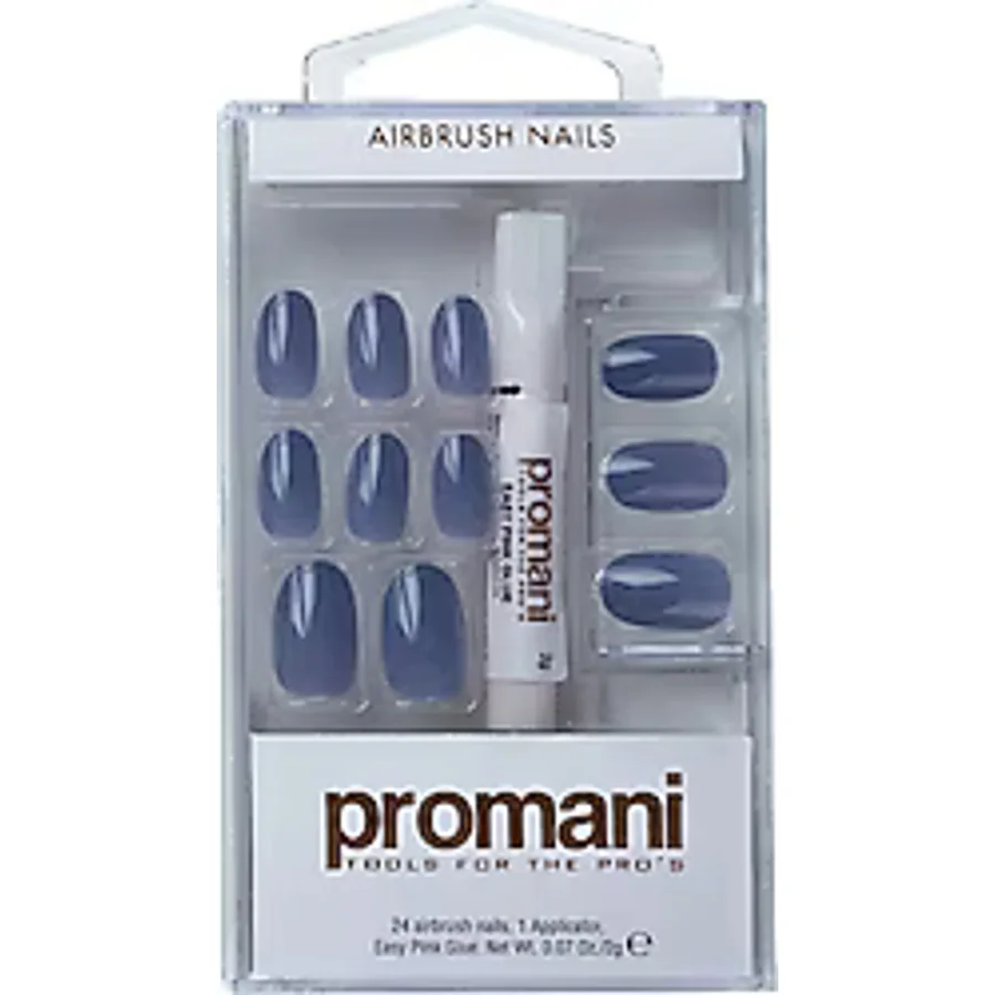 Promani Koyu Mavi Slate Takma Tırnak Kiti PR-5669